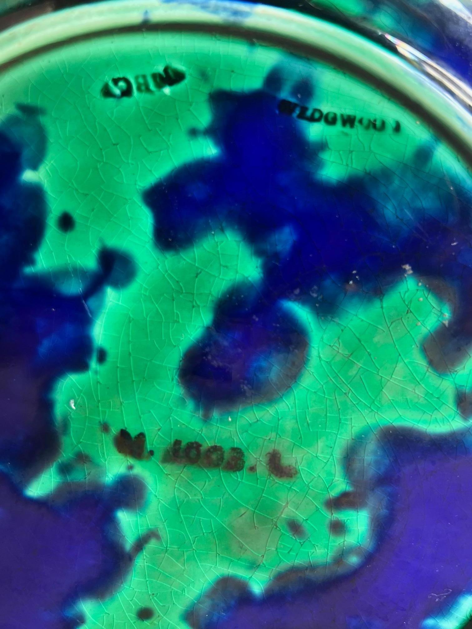 Wedgwood Art Nouveau Assiette Lilypad avec bords réticulés, c. 1874 en vente 4
