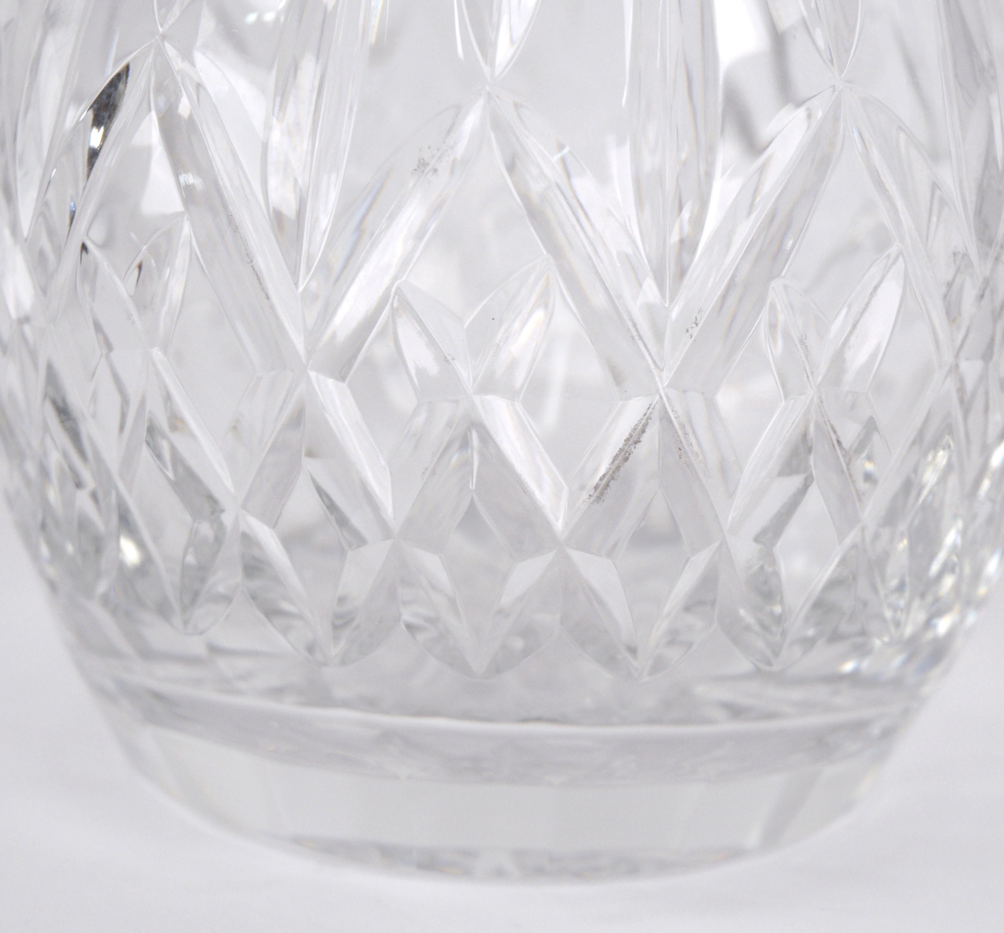 Wedgwood Atlantis Diamant-Muster Kristall Dekanter (Facettiert) im Angebot
