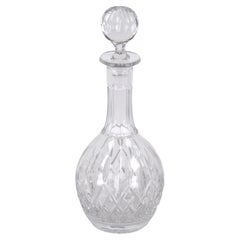 Antique Wedgwood Atlantis Diamond Pattern Crystal Decanter