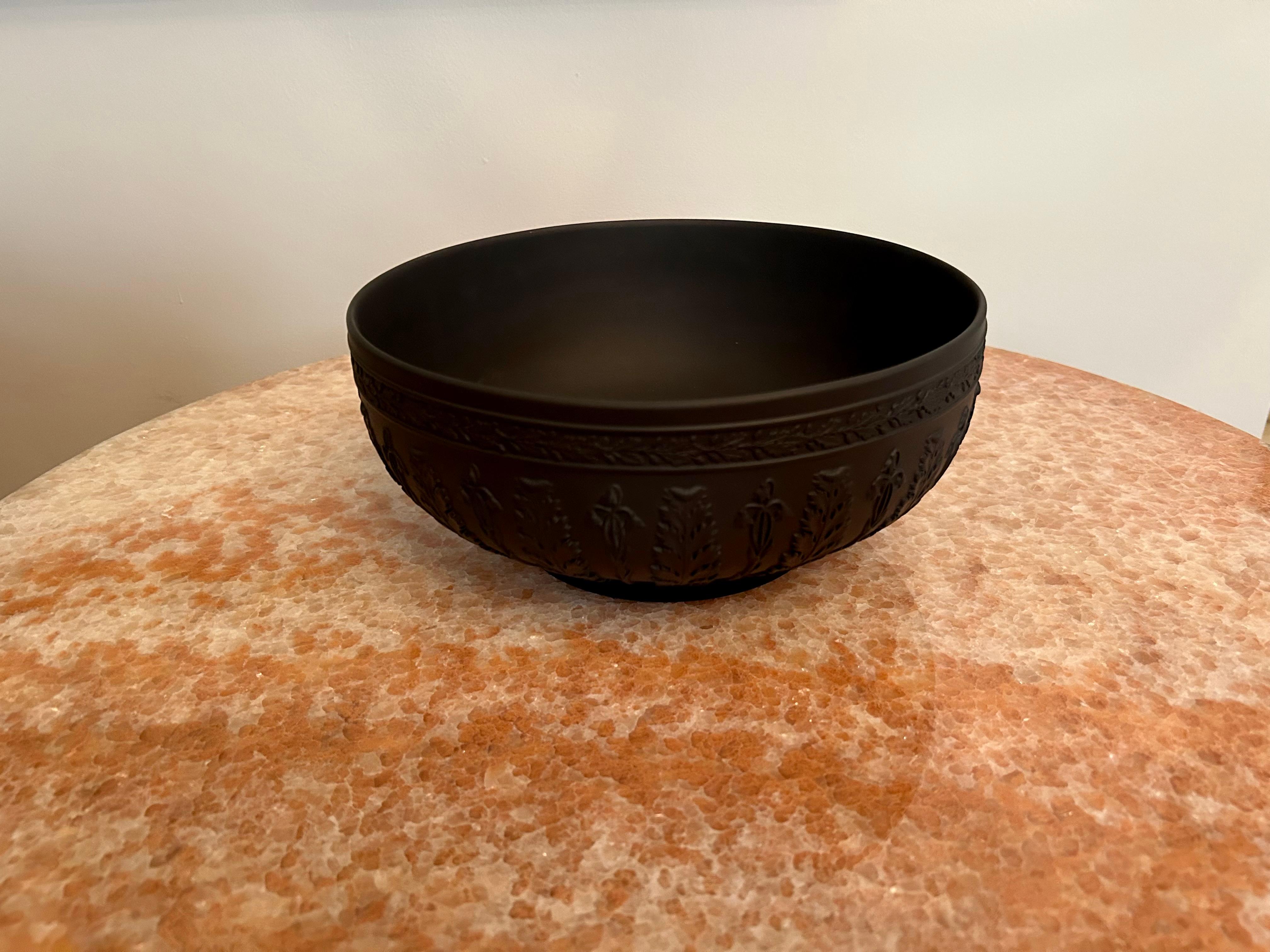 black wedgwood bowl