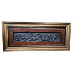 Wedgwood Basalt Plaque — Mythological Scene, Circa 1800 Rare Black Basalt Relief