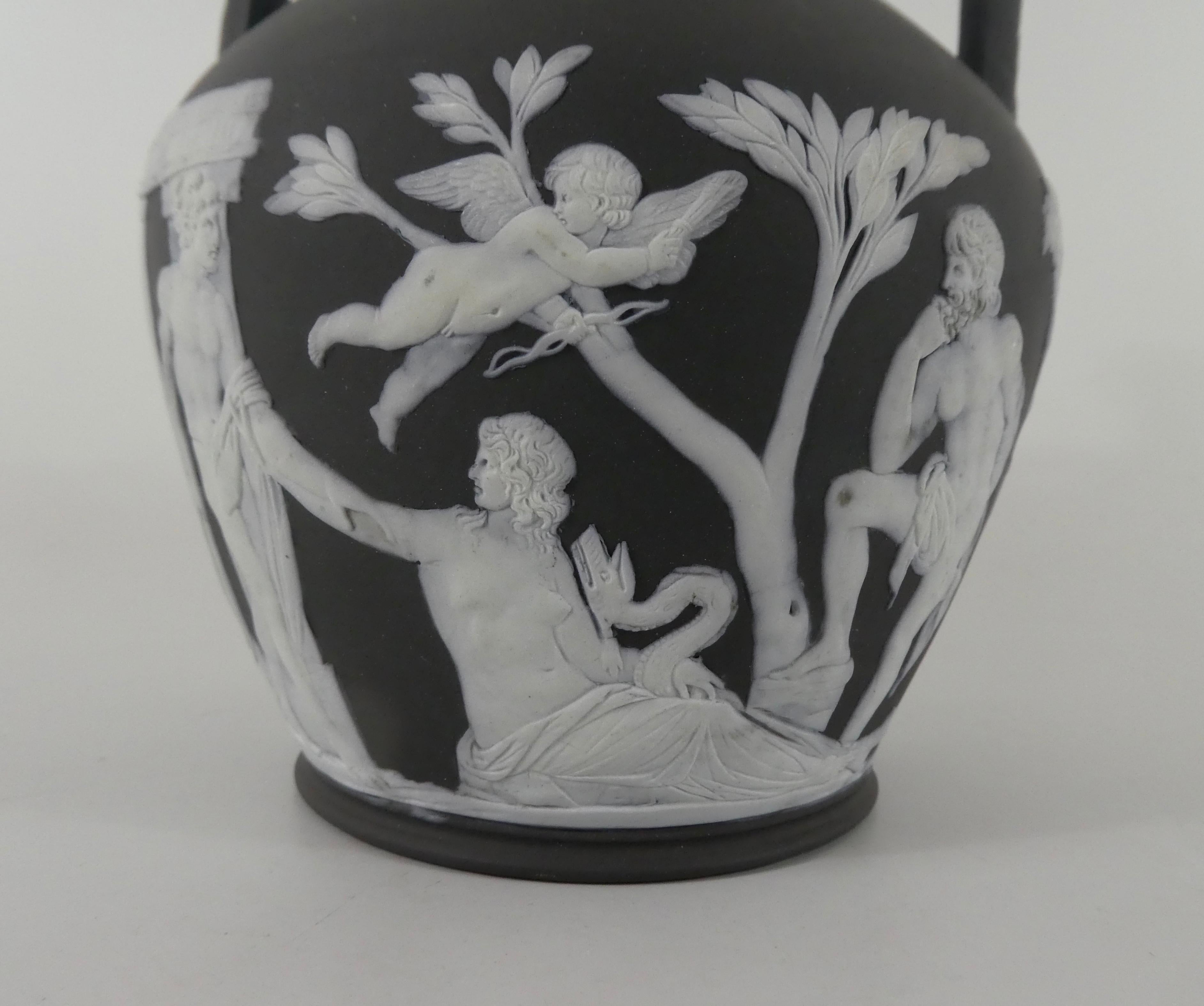 English Wedgwood Basalt Portland Vase, circa 1850