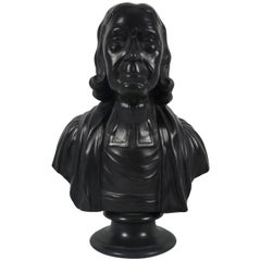 Wedgwood Black Basalt Bust ‘John Wesley’, circa 1830