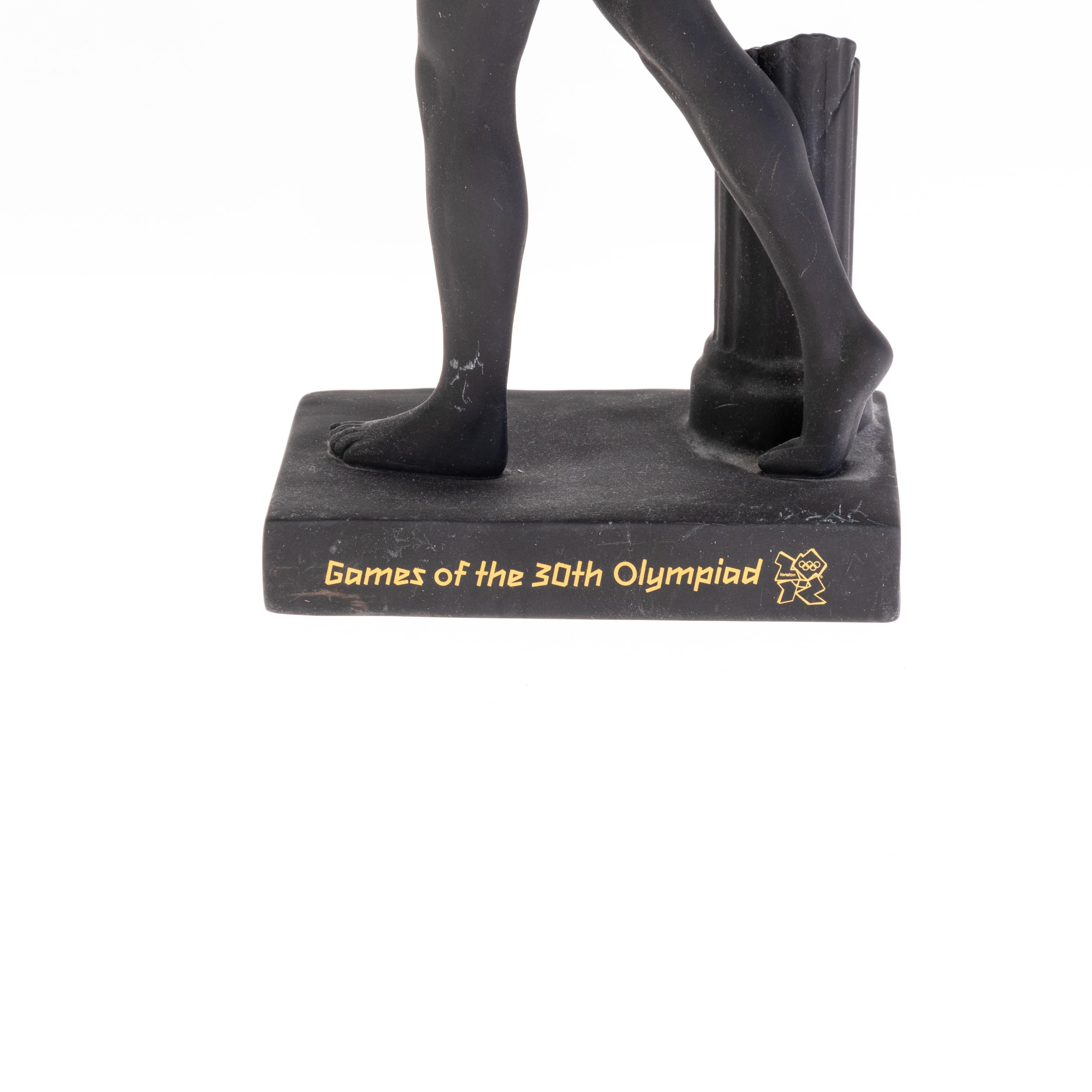Wedgwood Black Basalt Jasper Sculpture of Olympian Torch Bearer 

From a private collection

Free international shipping.