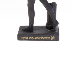Wedgwood Black Basalt Jasper Sculpture of Olympian Torch Bearer