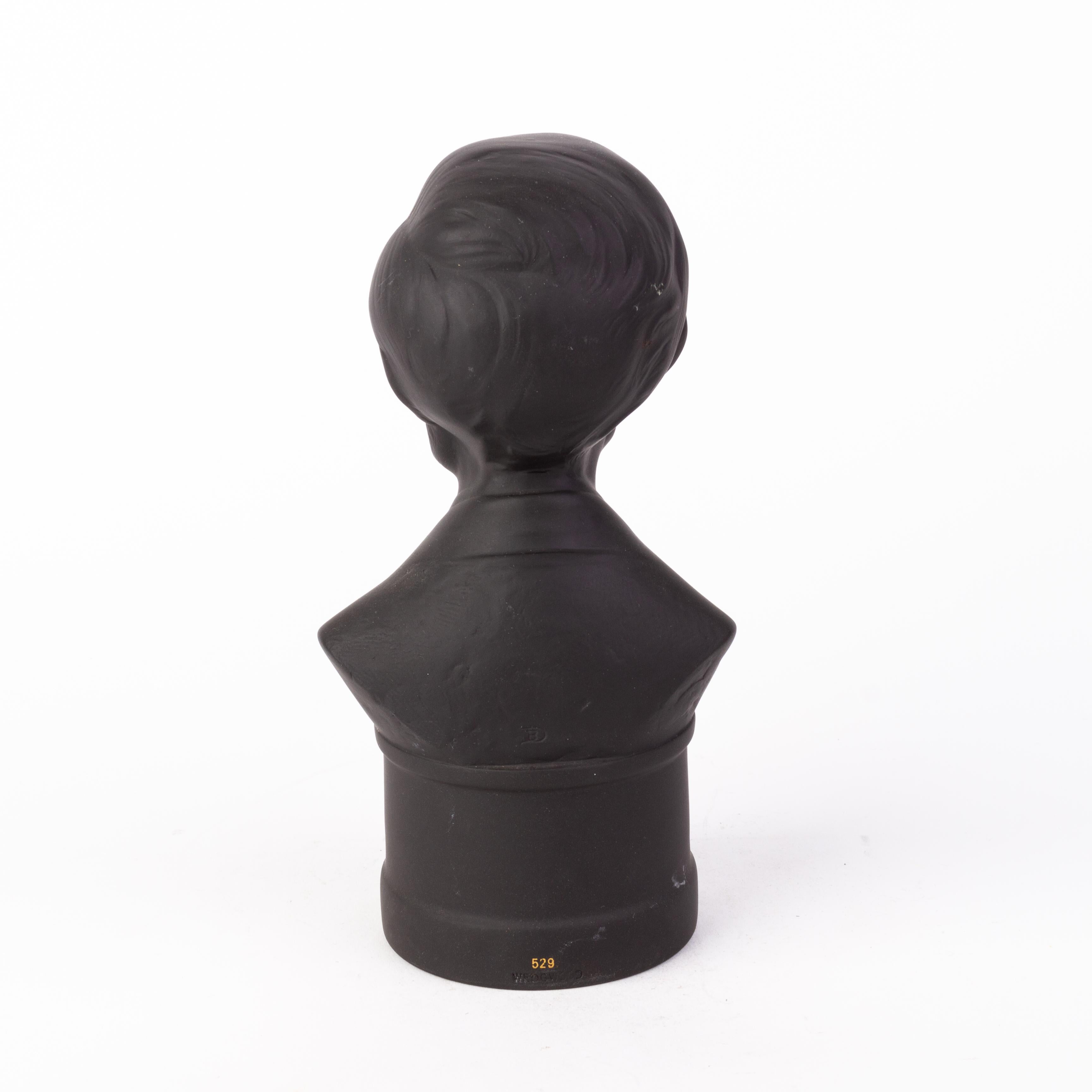 20ième siècle Wedgwood Buste en basalte noir du président américain Abraham Lincoln en vente