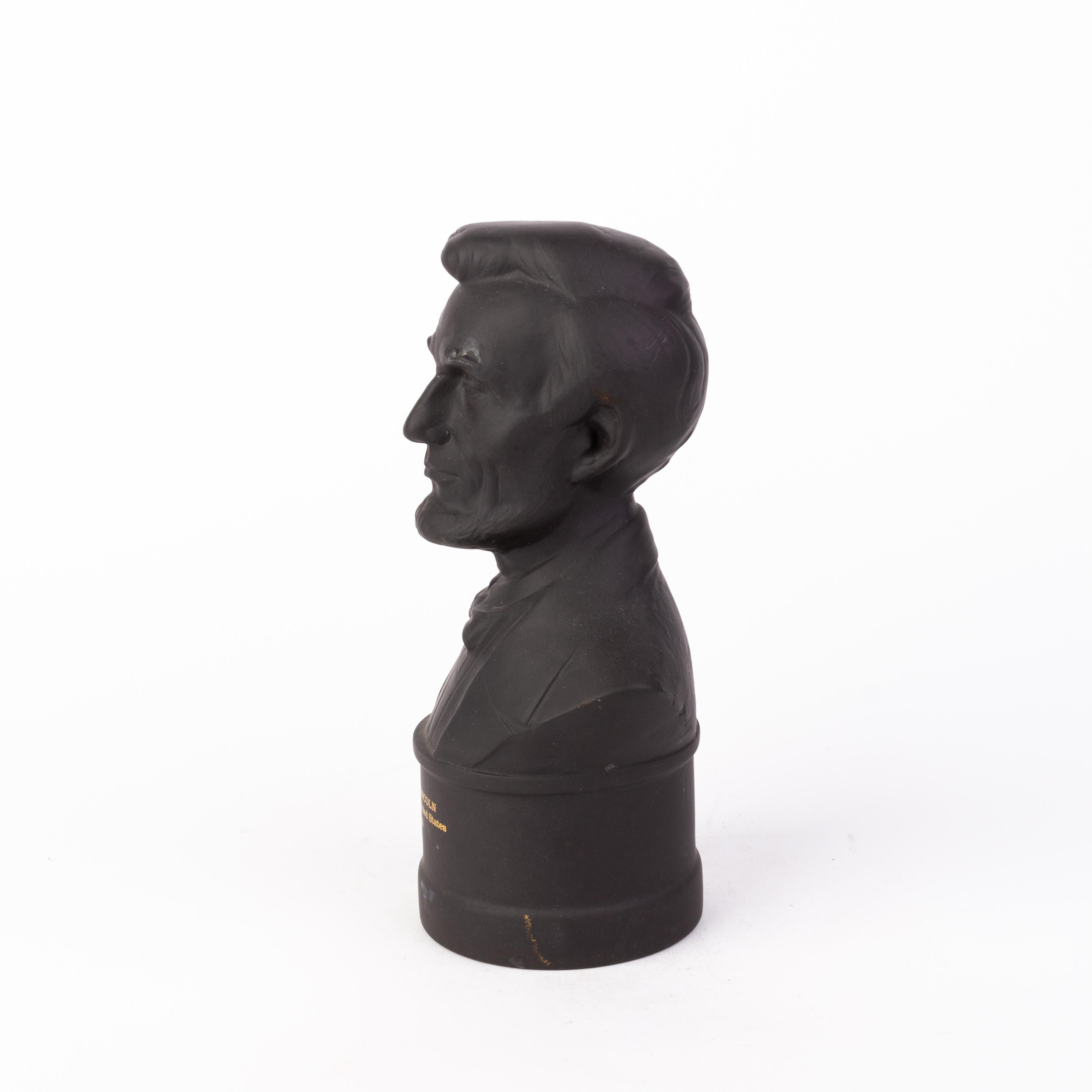Wedgwood Buste en basalte noir du président américain Abraham Lincoln en vente 1