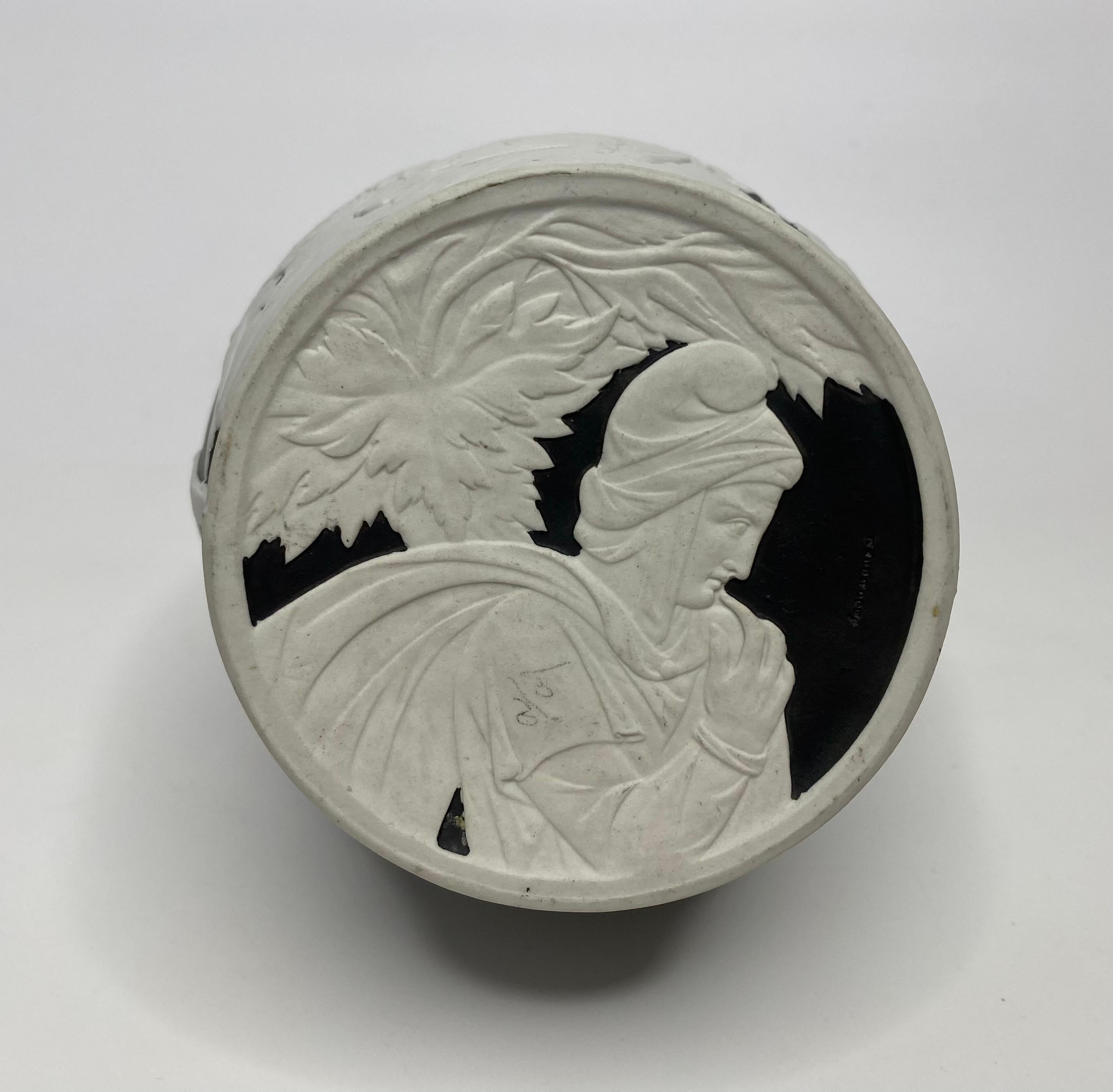 Wedgwood black basalt ‘Portland vase’, c. 1850. 1
