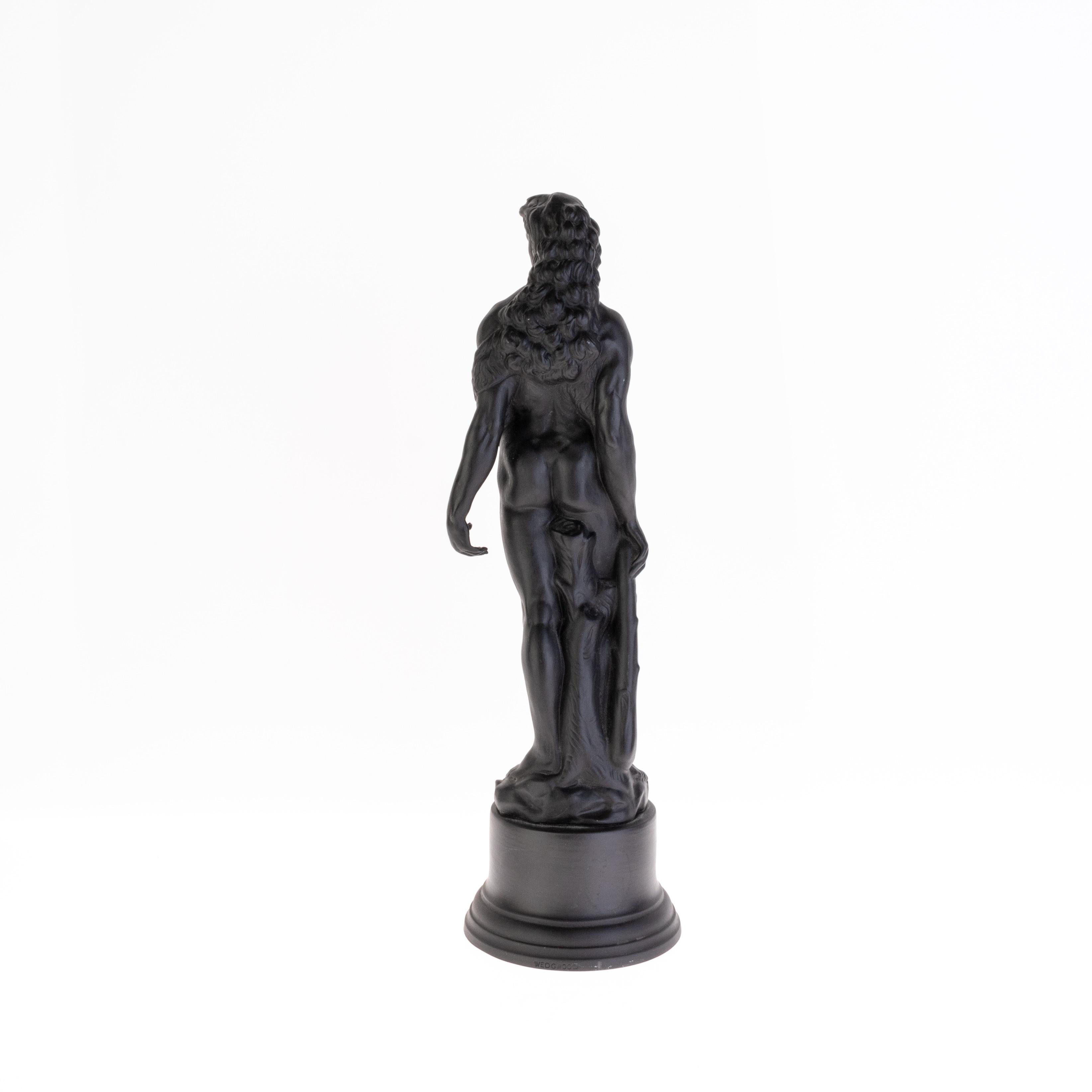 Escultura de Hércules en basalto negro de Wedgwood siglo XX en venta
