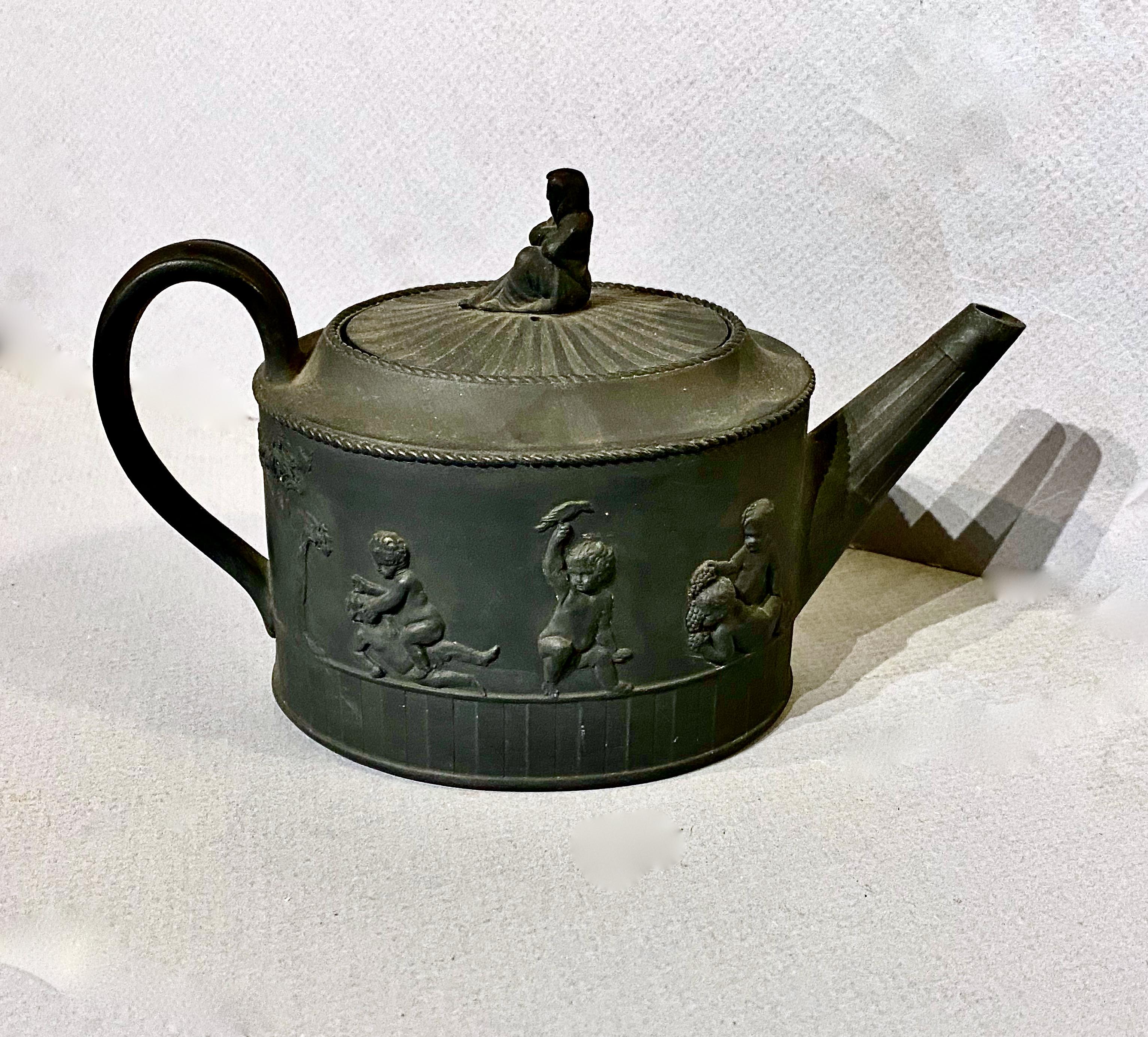 black wedgwood teapot