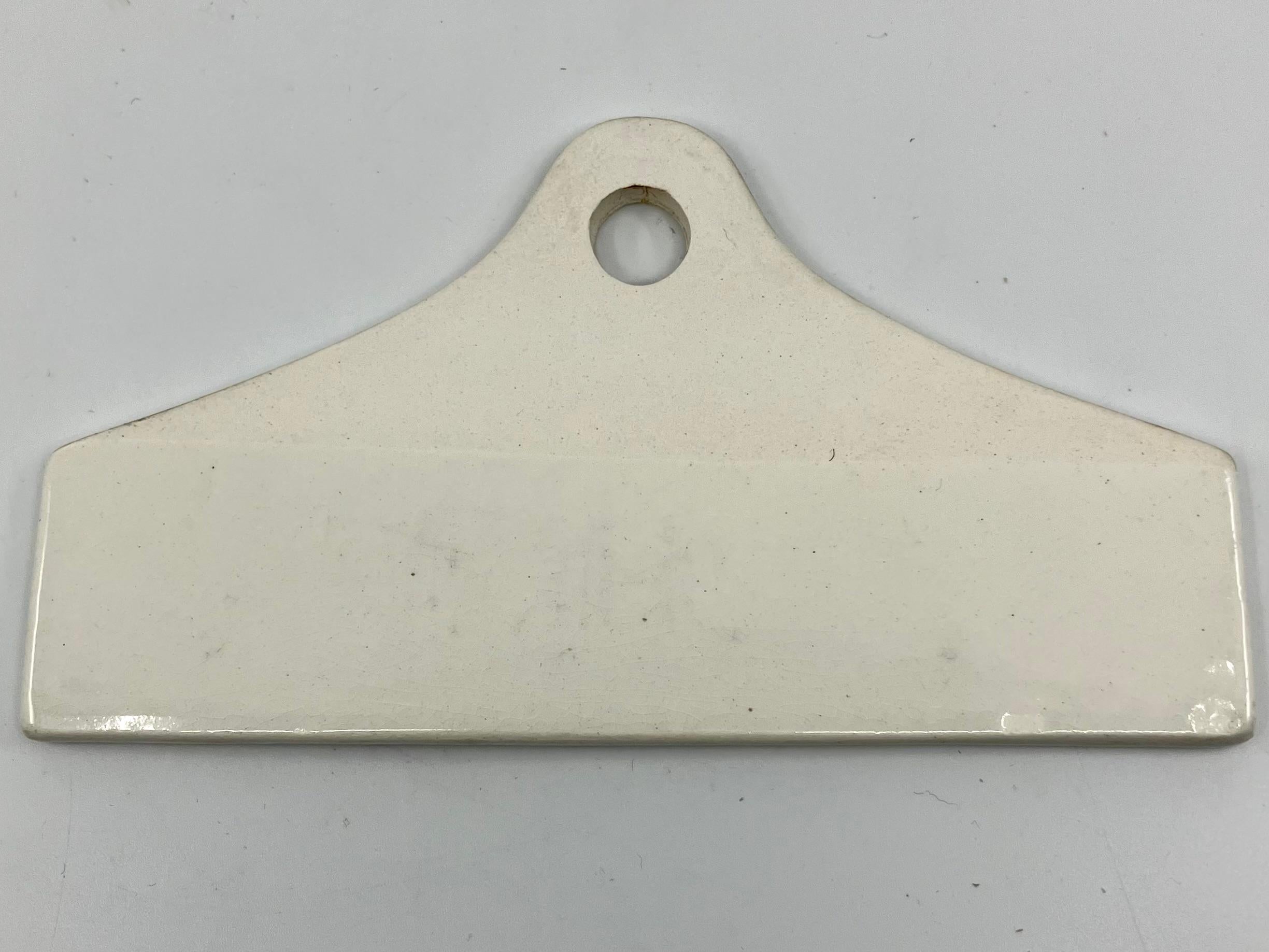 Wedgwood Etiqueta en blanco para papelera de bodega Inglés en venta