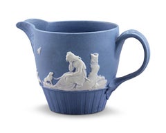 Wedgwood Blue and White Jasperware Creamer Jug