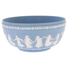 Wedgwood Blue Jasper Cameo Dancing Hours Table Centrepiece Bowl