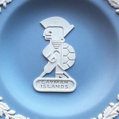 Wedgwood Blue Jasperware Cayman Islands Trinket Dish, Eturia Collection