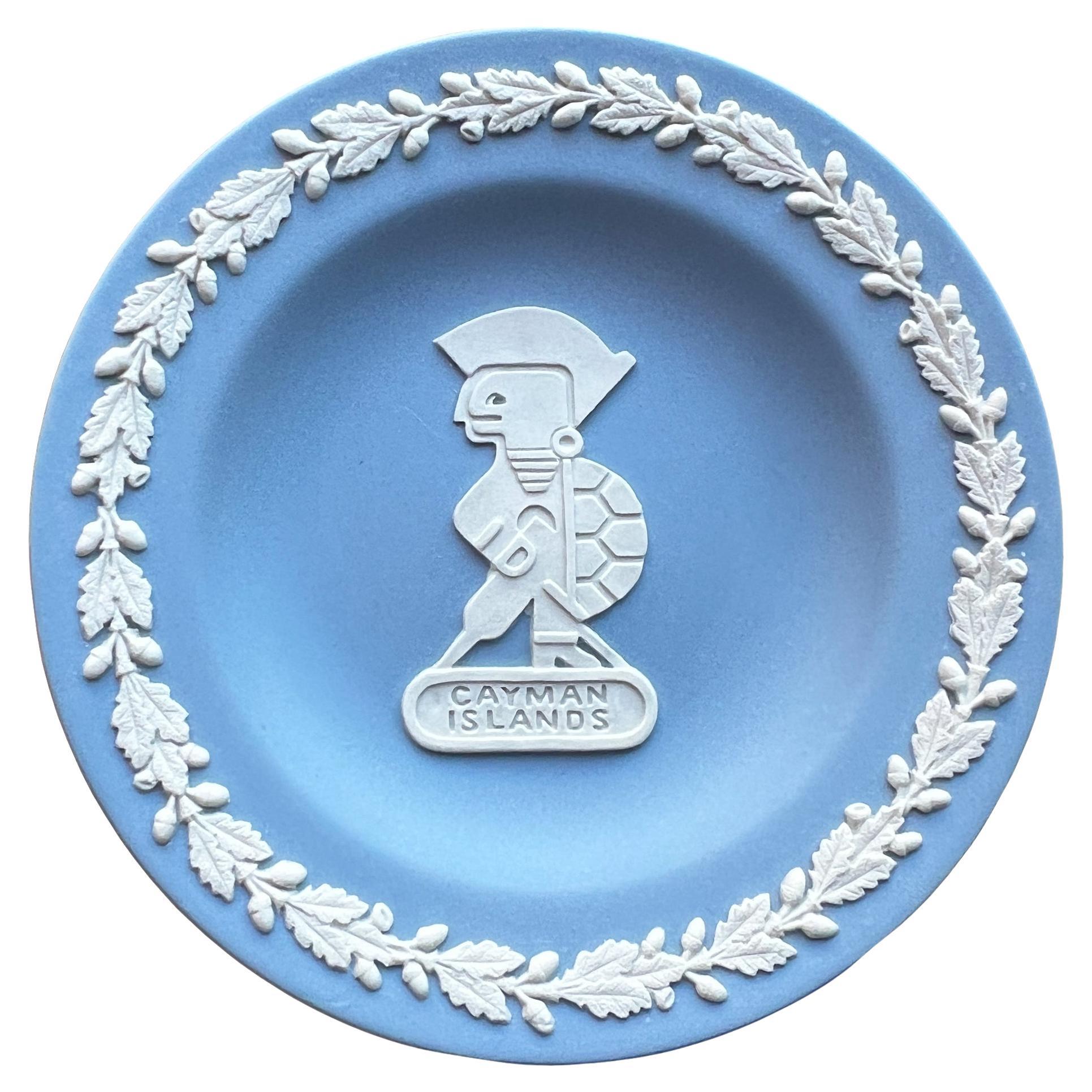Wedgwood Blue Jasperware Cayman Islands Trinket Dish, Eturia Collection im Angebot