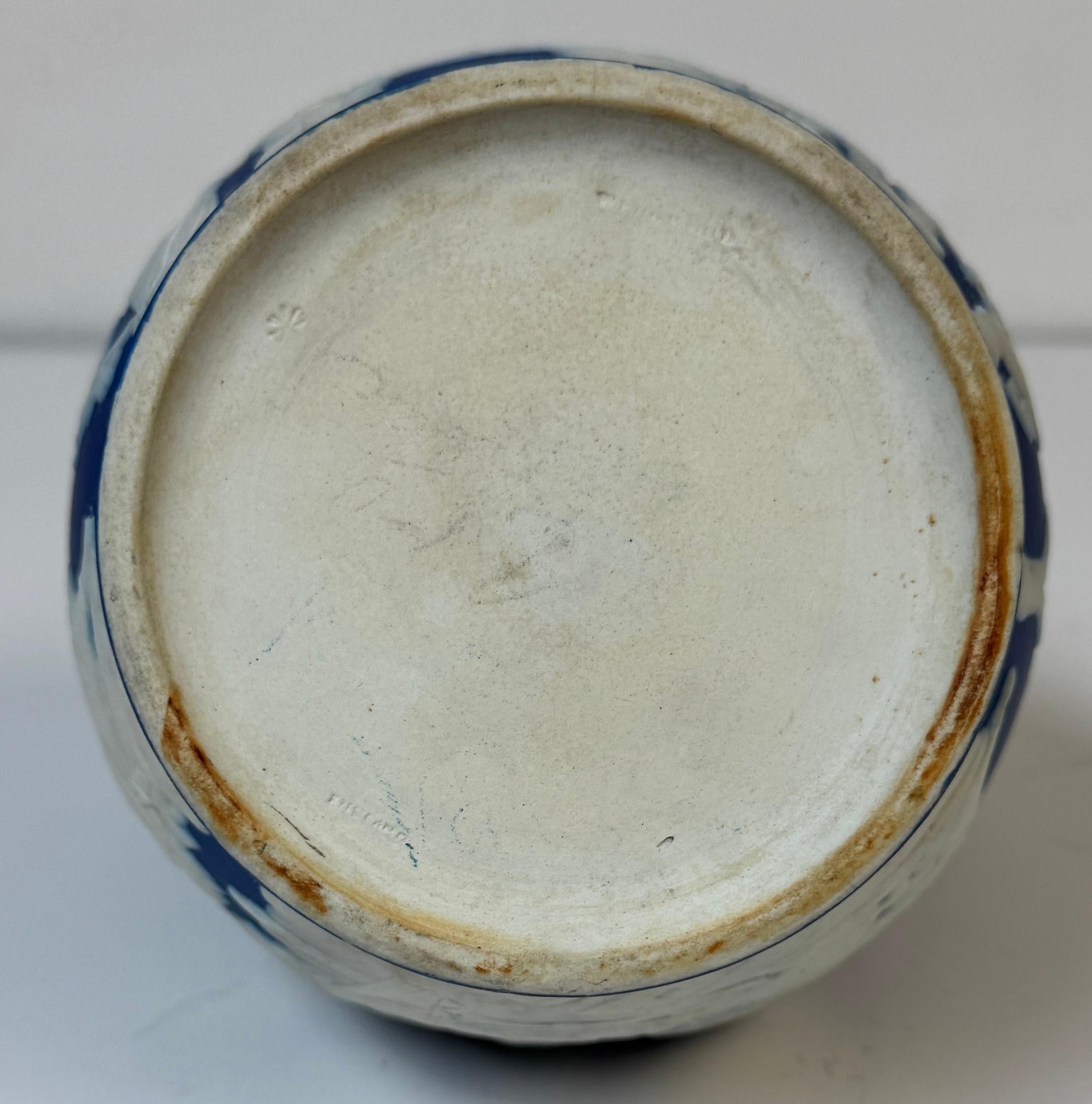 Wedgwood Blue Jasperware Portland Vase, c. 1891–1900 For Sale 5