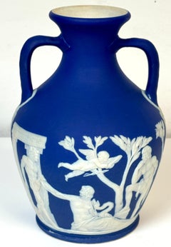 Wedgwood Blue Jasperware Portland Vase, c. 1891–1900