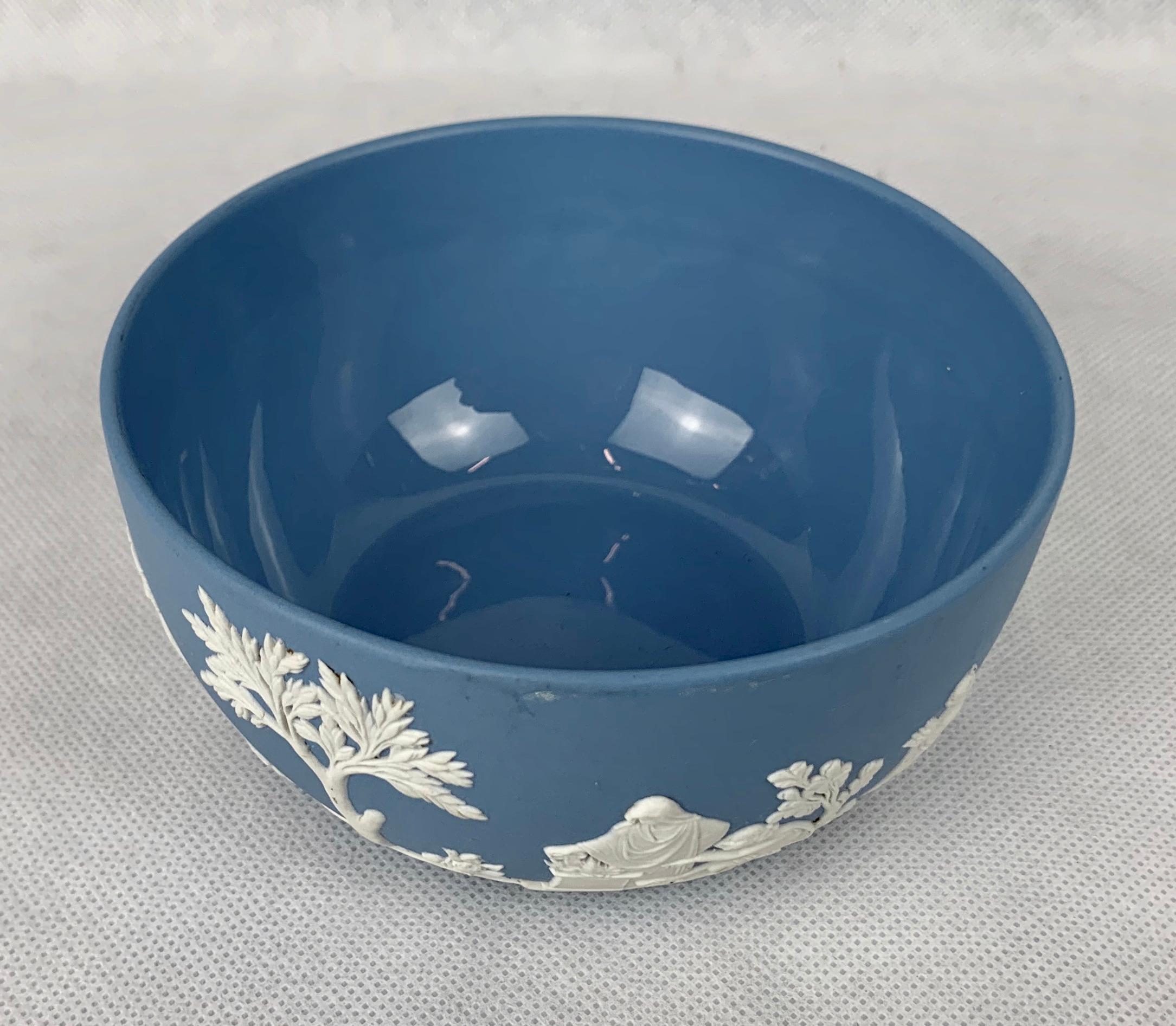 wedgwood bowl blue and white