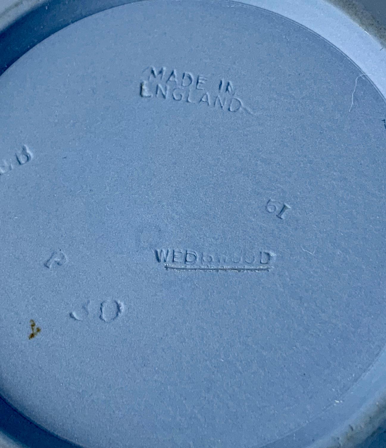 Neoclassical Revival Wedgwood Blue Jasperware 