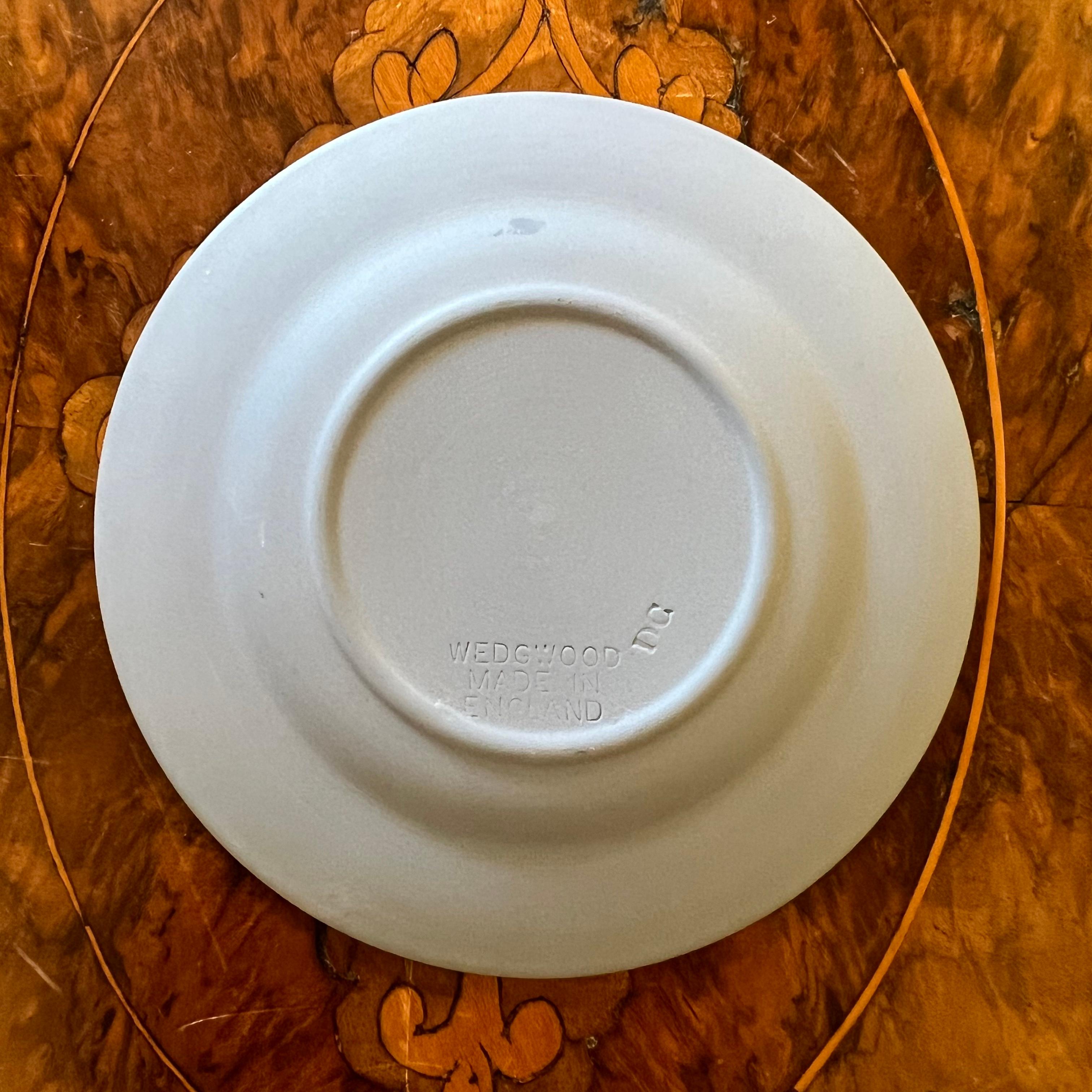 Wedgwood Blue Jasperware Small Dish In Good Condition For Sale In EDENSOR PARK, NSW