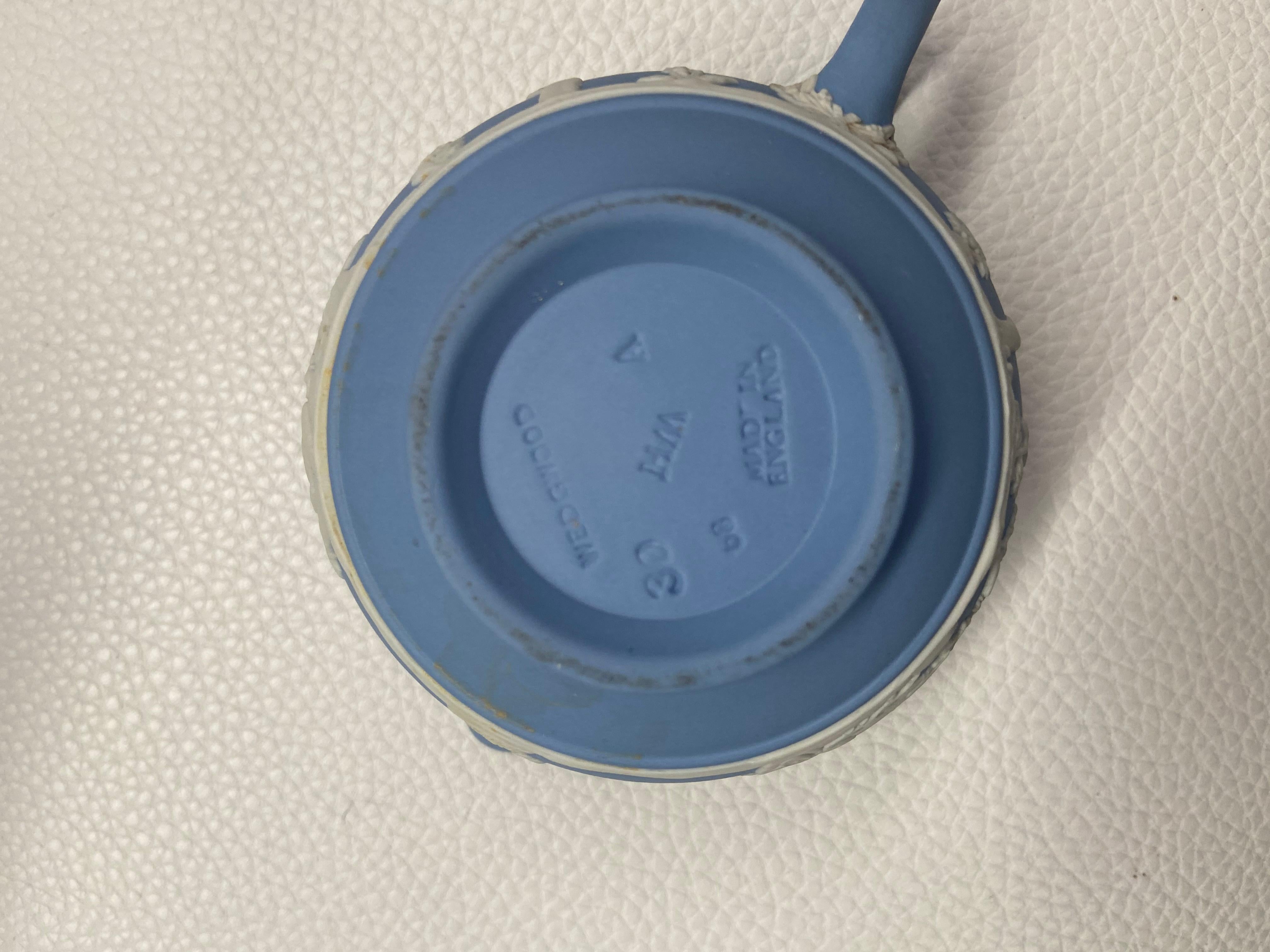 Wedgwood Blue Jasperware Tea Set , 4 Pieces 1