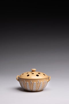 Wedgwood Butter Yellow Potpourri or Bough Pot