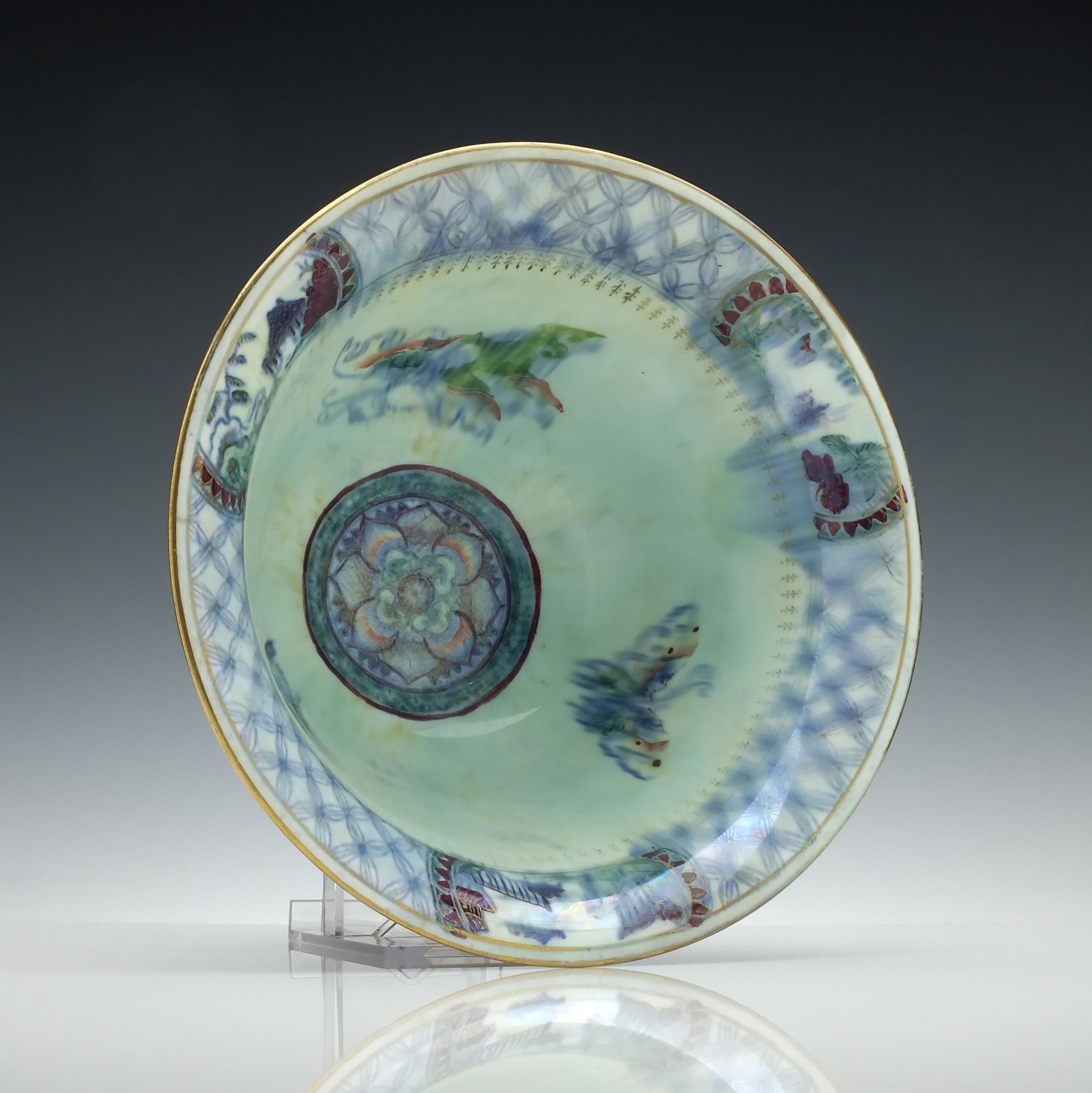 Wedgwood Butterfly Pattern Lustre Bowl, circa 1920 1