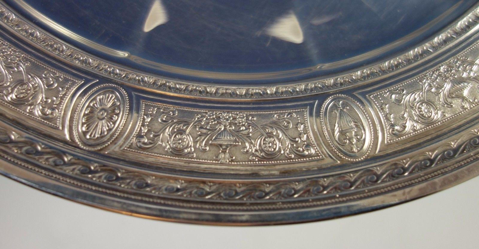 Wedgwood by International Sterling Silver Compote with Fancy Design #T41-1 In Good Condition In Big Bend, WI
