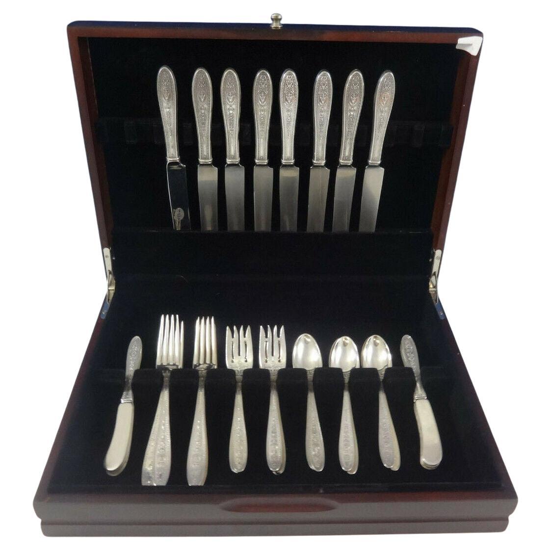 Wedgwood by International Sterling Silver Service de couverts pour 8 Set 40 Pieces en vente