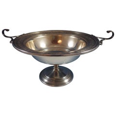 Wedgwood by International Sterling Silver Pedestal Bowl with Handles #T40A