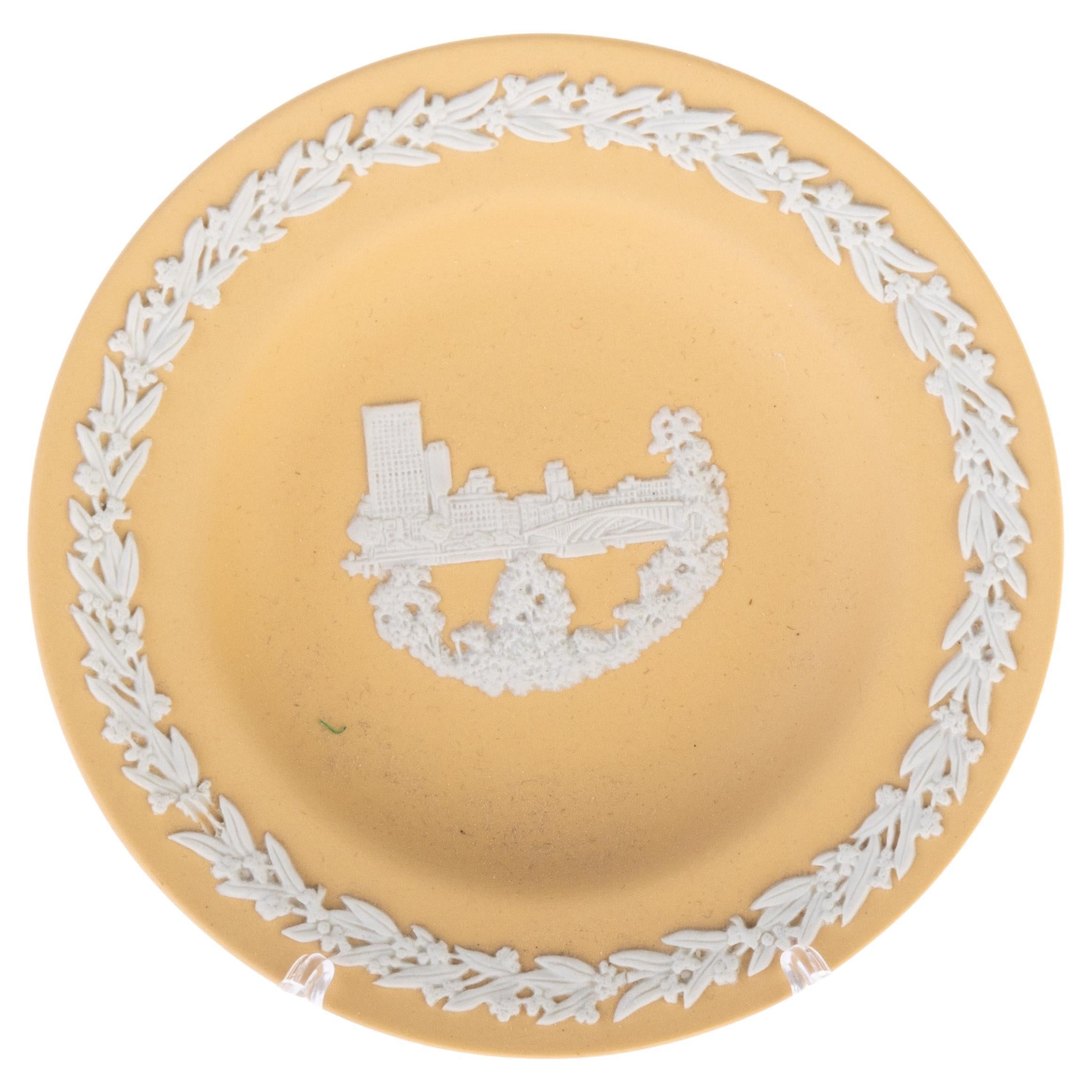 Wedgwood Cane Jasper Cameo Plate
