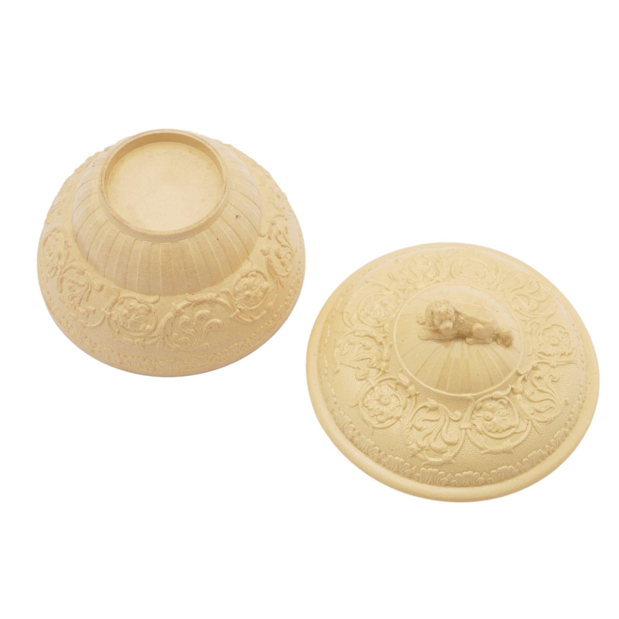 Wedgwood Caneware Zuckerdose aus Keramik, um 1815-20 6