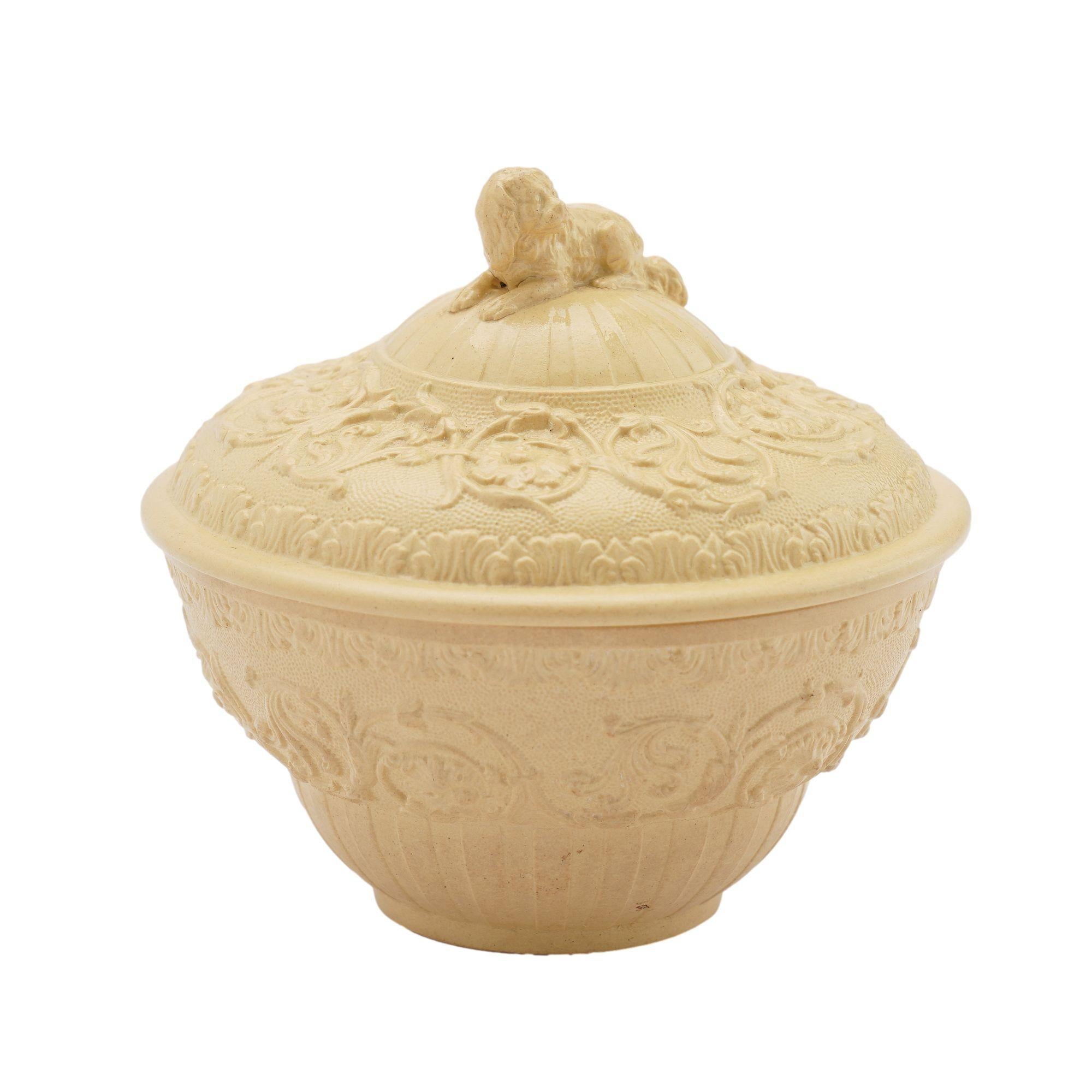 Wedgwood Caneware Zuckerdose aus Keramik, um 1815-20 2