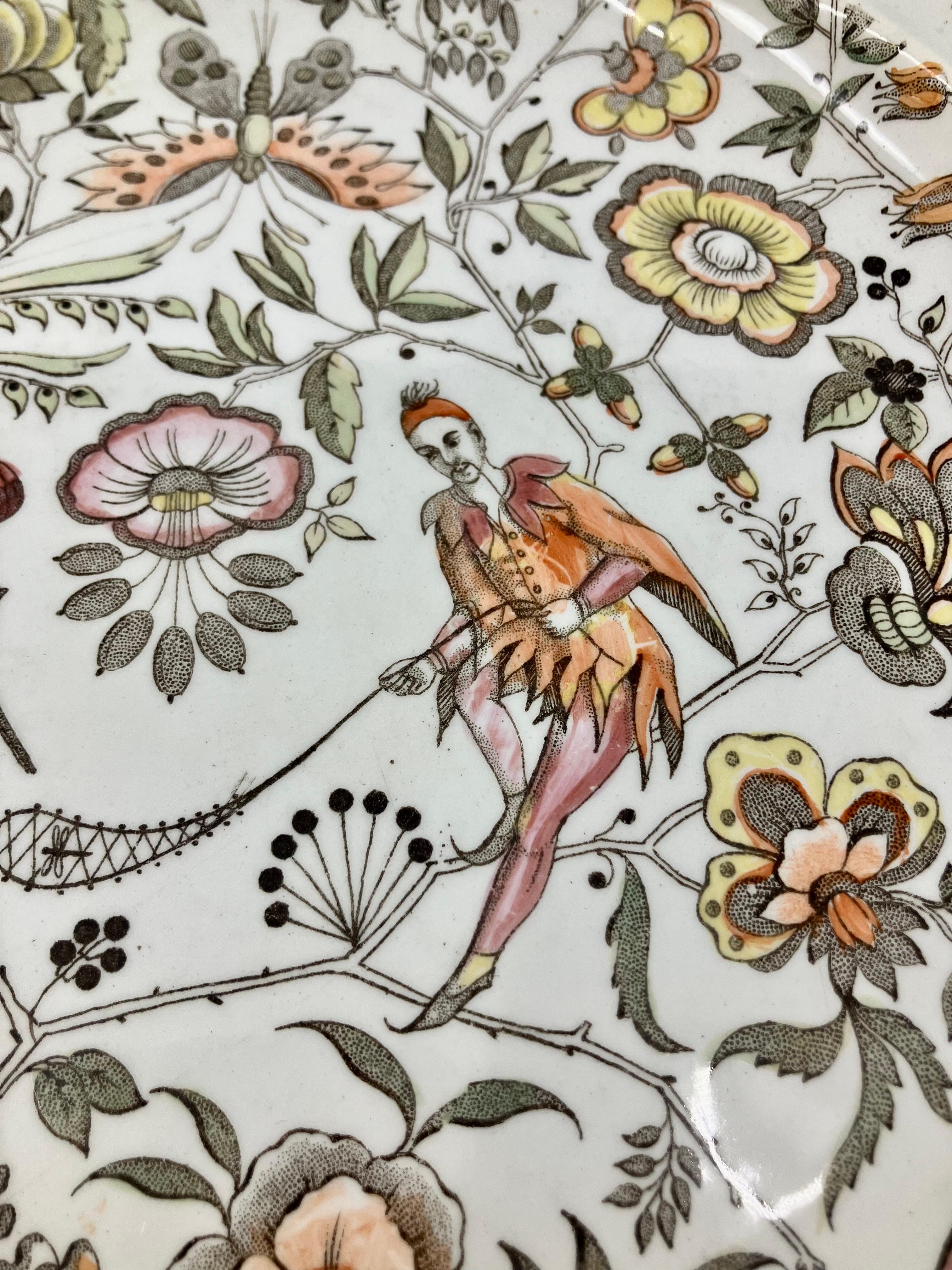 Cineserie Piatto da portata Wedgwood Chinoiserie in vendita
