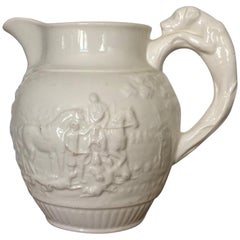 Wedgwood Creamware Equestrian Pitcher