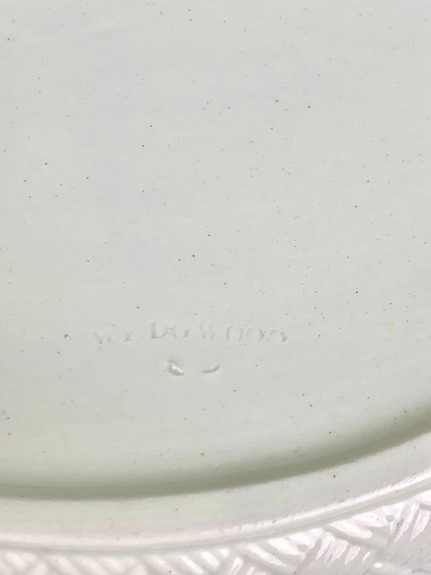Juego de tres cestas Wedgwood de cerámica cremosa, graduadas en tamaño, Inglaterra Circa 1830 en venta 1