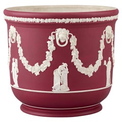 Antique Wedgwood Crimson Jasper Jardinière