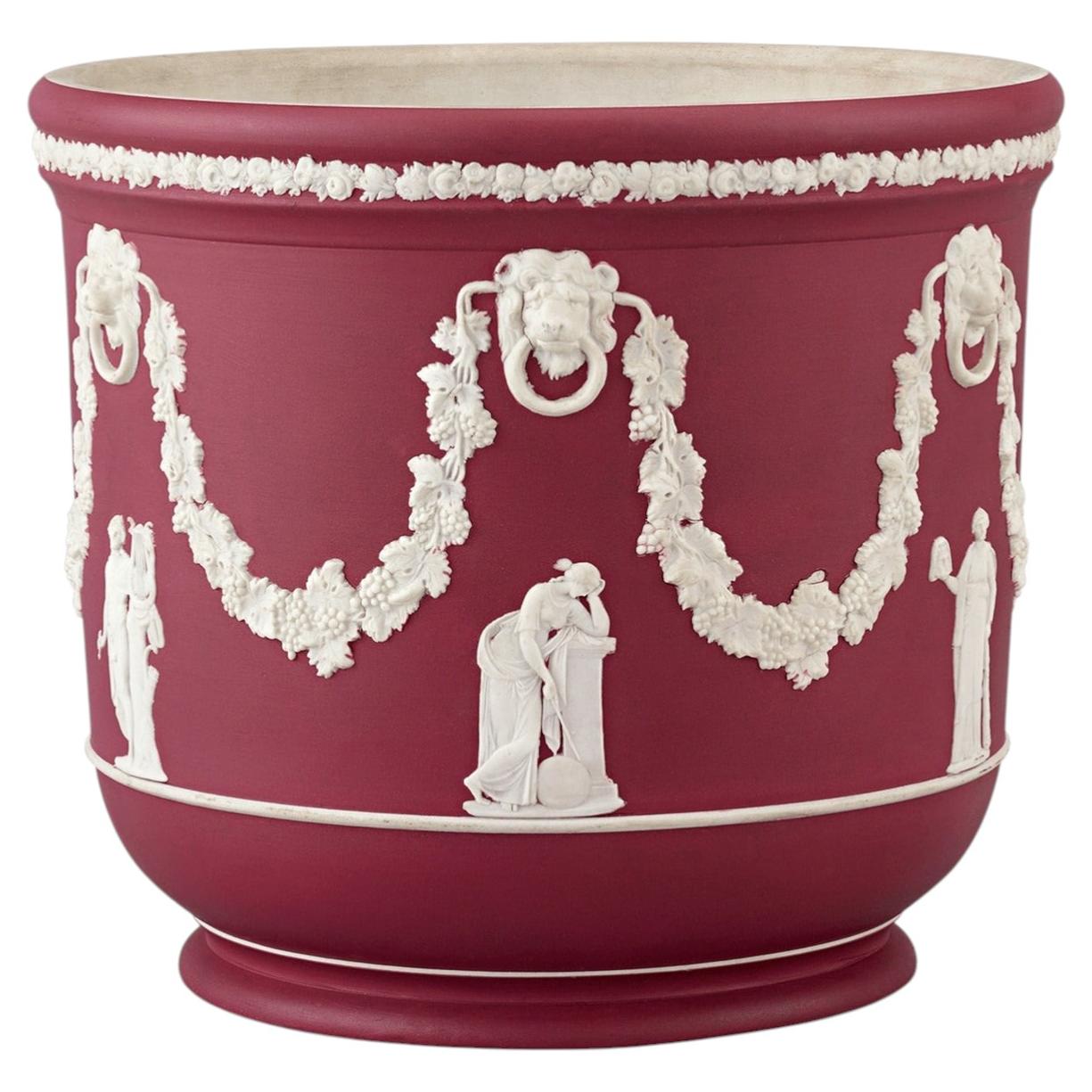 Wedgwood Crimson Jasper Jardinière en vente