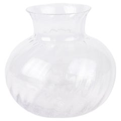 Vintage Wedgwood Crystal Glass Designer Vase