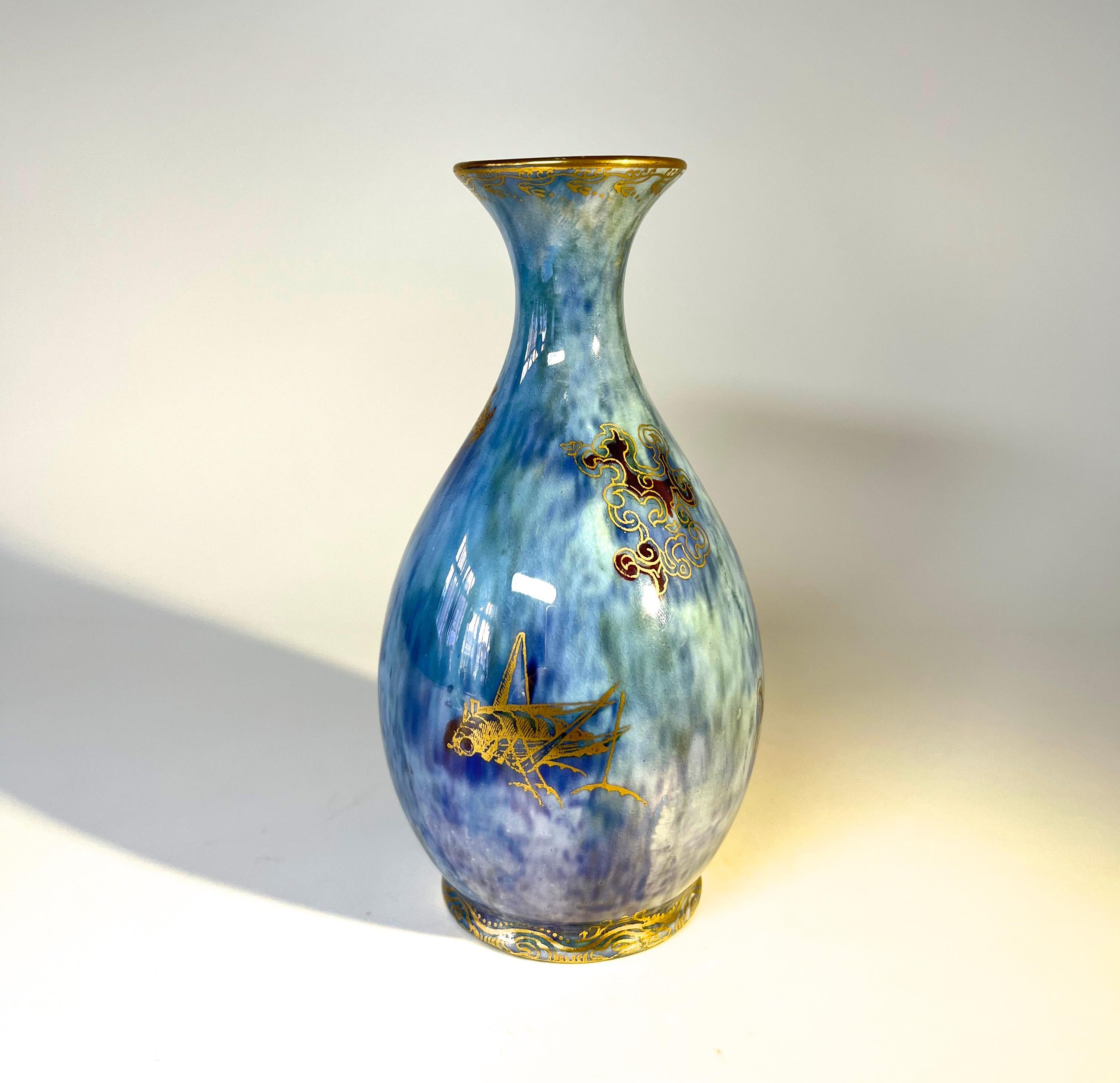 wedgwood bud vase blue