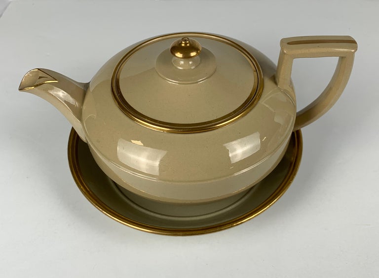 Wedgwood Drabware Teapot and Stand England, circa 1825 at 1stDibs