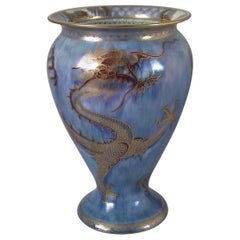 Antique Wedgwood Dragon Lustre Baluster Vase