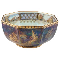 Schale mit Drachenlüster von Wedgwood, um 1925
