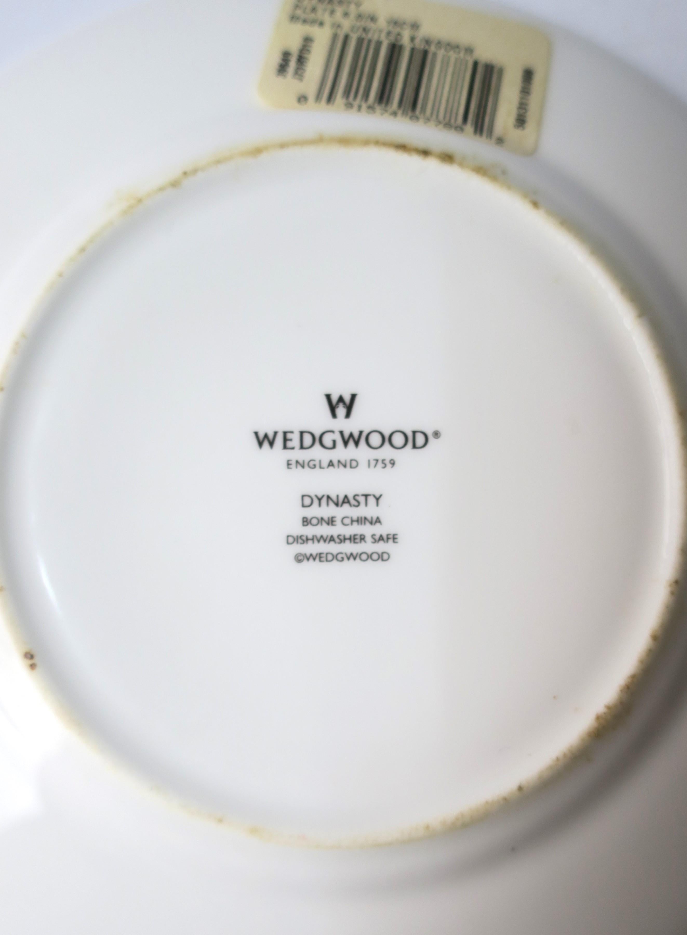 Wedgwood Dynasty Porcelain Plates, Set of 2 For Sale 8