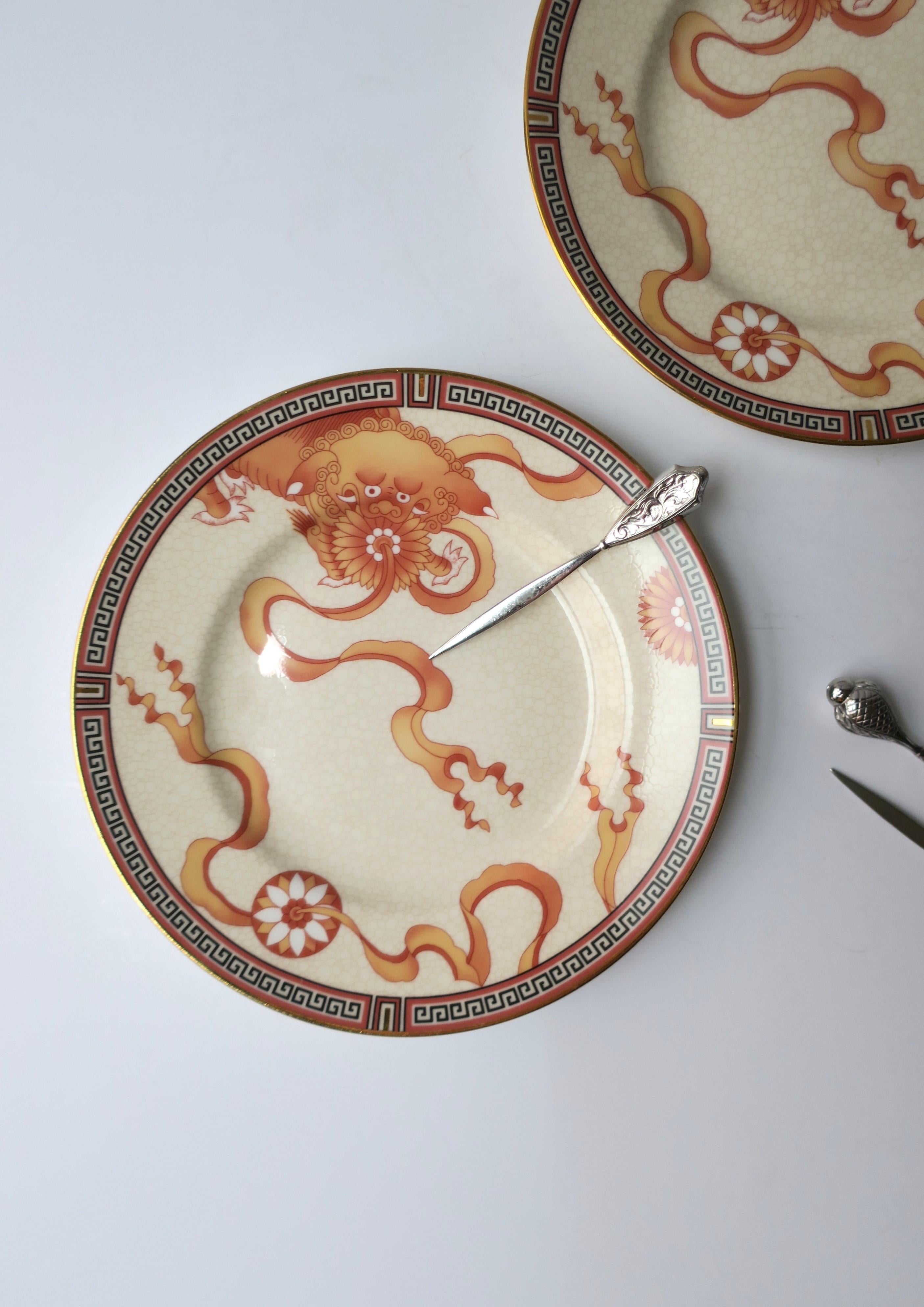 Wedgwood Dynasty Porcelain Plates, Set of 2 For Sale 2