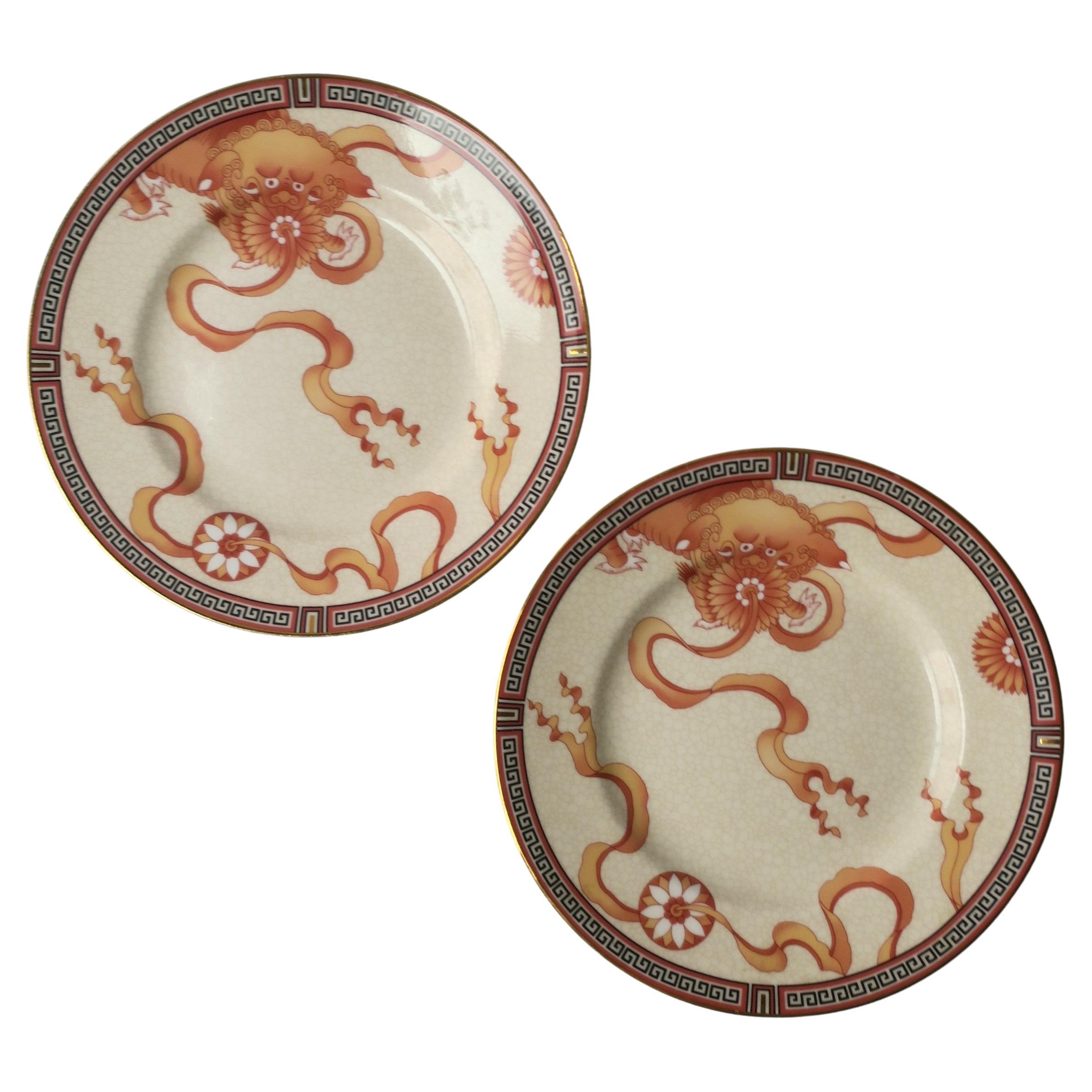 Wedgwood Dynasty Porcelain Plates, Set of 2 For Sale