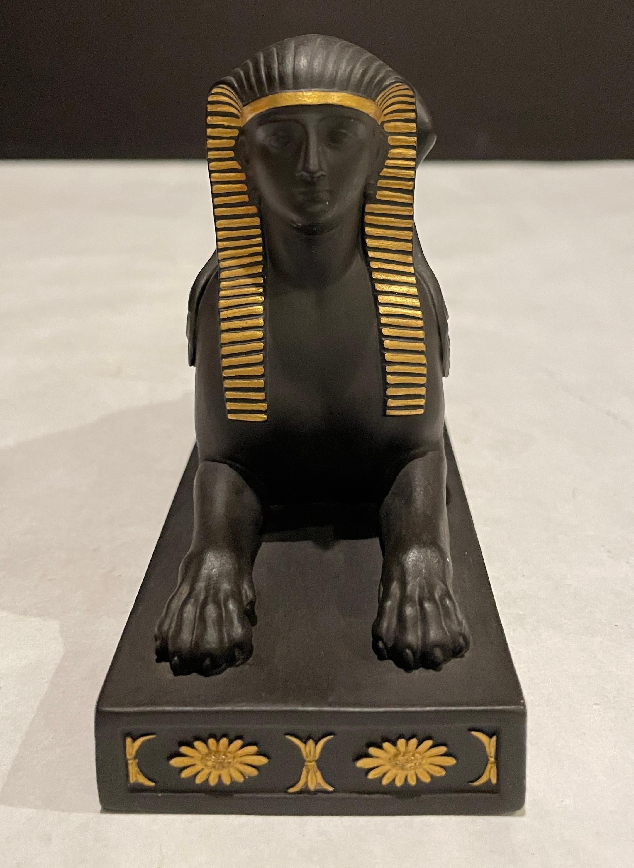 Gilt Wedgwood Egyptian Collection Sphinx
