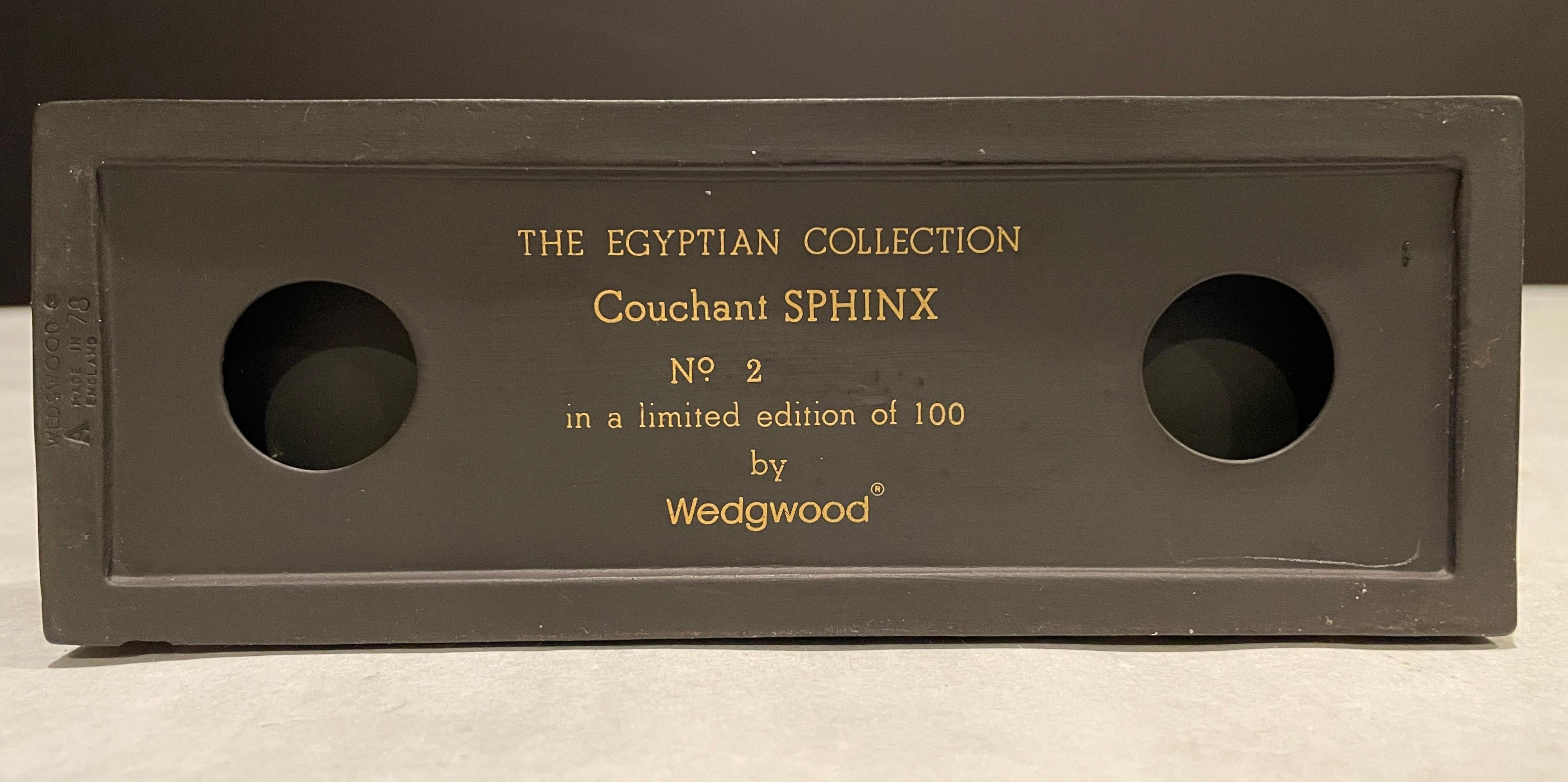 Wedgwood Egyptian Collection Sphinx In Good Condition In Norwood, NJ
