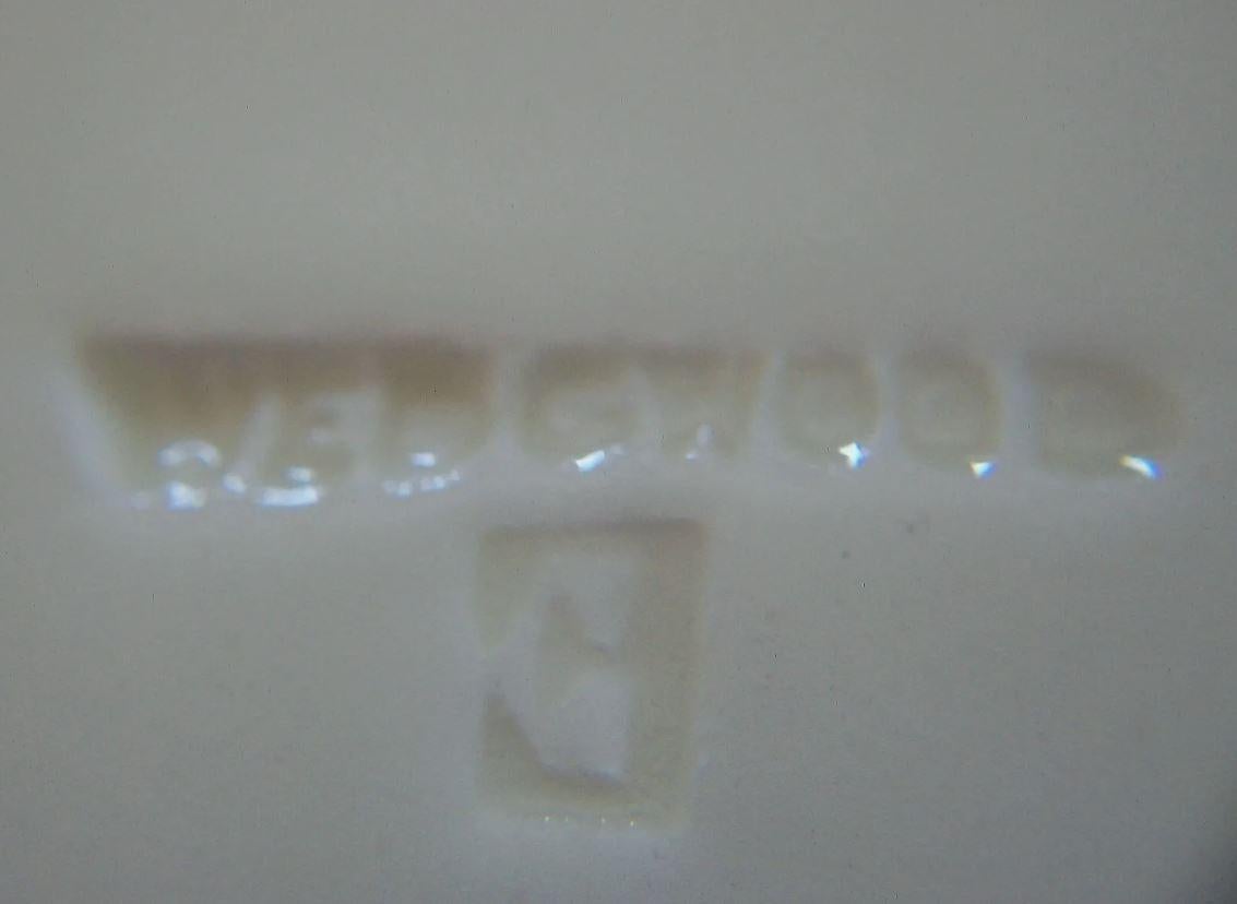 WEDGWOOD - Geprägter Keramikteller mit Weinblättern - K.K. - CIRCA 1950er Jahre (20. Jahrhundert) im Angebot