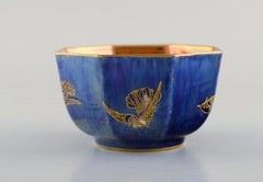 Wedgwood, England, "Fairy" Bowl in Luster Glaze Decorated with Birds